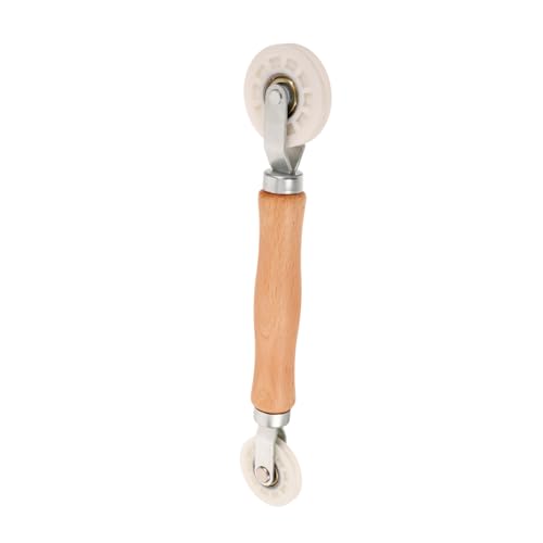 PENIKOKO Multifunktionales Fenster Reparatur Werkzeug Doppel end Holzgriff Screens Einroller Roller mit Lager für Fliegengitter Installation und Ersatz von PENIKOKO