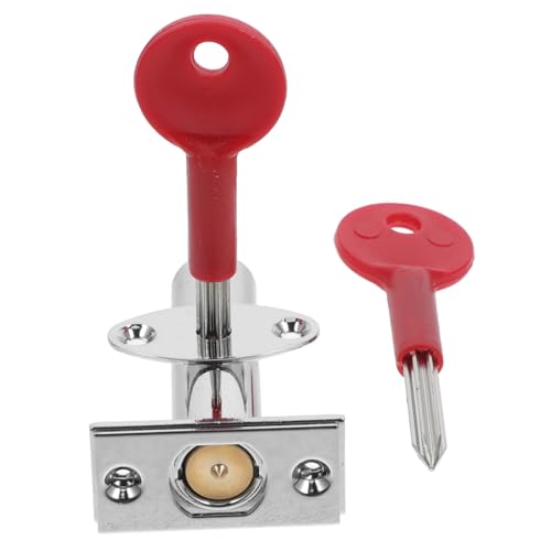 PENIKOKO Multifunktionales Tubewell Mortise Lock aus Zinklegierung mit Schlüssel Robustes Einsteckschloss für Rohrleitungen und Feuerschutztüren Einfache Montage Langlebiger Schutz für von PENIKOKO