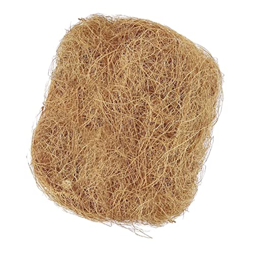 PENIKOKO Natürliche Kokosfaser Nistpad Atmungsaktiv Kratzfest Haustier Kissen Vogelbrut Schutz für Wellensittiche Tauben Hamster Palmfaser Nistmaterial von PENIKOKO