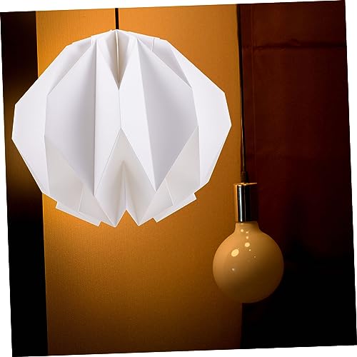 PENIKOKO Origami Papierlampenschirm Hängelampe Dekorativ Kreativ Lampenschirm für Wohnzimmer Hotel Elegant Warmes Licht Wohnzimmer Schlafzimmer Esszimmer PENIKOKO Origami Papierlampenschirm Hängelampe Dekorativ Kreativ Lampenschirm für Wohnzimmer Hotel Elegant Warmes Licht Wohnzimmer Schlafzimmer Esszimmer von PENIKOKO