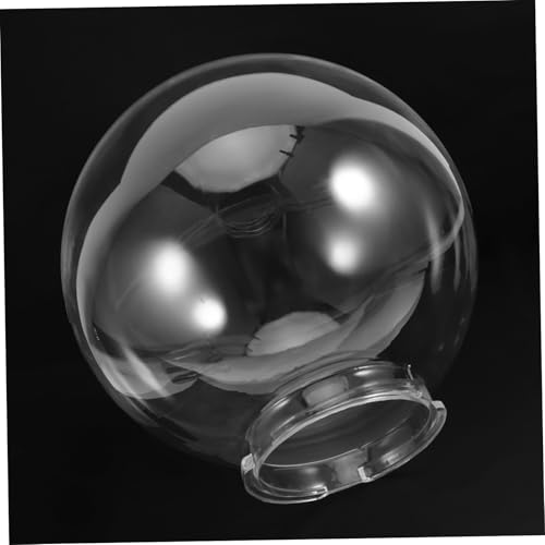 PENIKOKO Outdoor Lampenschirm Kugelförmig Transparent Lichtabdeckung Schutz für Patio Beleuchtung Wetterfest und Einfach zu Montieren von PENIKOKO