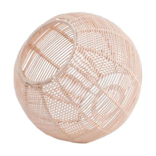 PENIKOKO Rattan Lampenschirm Handgewebt Fassung Deckenleuchte Hängelampe Für Bar Teestube Gästehaus Dekor PENIKOKO Rattan Lampenschirm Handgewebt Fassung Deckenleuchte Hängelampe Für Bar Teestube Gästehaus Dekor von PENIKOKO