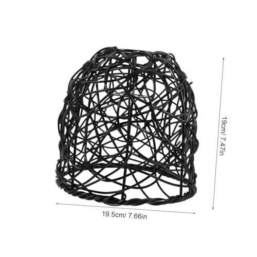 PENIKOKO Rattan Lampenschirm Kunststoffgeflecht Fassung Hängelampe Deckenventilator Abdeckung Hellbraun Warmes Licht für Wohnzimmer Schlafzimmer Rustikaler Stil PENIKOKO Rattan Lampenschirm Kunststoffgeflecht Fassung Hängelampe Deckenventilator Abdeckung Hellbraun Warmes Licht für Wohnzimmer Schlafzimmer Rustikaler Stil von PENIKOKO