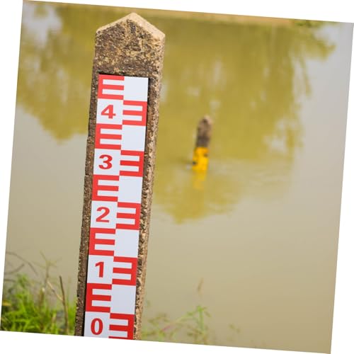 PENIKOKO Reflektierender Wasserstandsanzeiger Aluminium Messgerät Selbstklebend Korrosionsbeständig für Teiche und Hydrokultur mit Klarer Langlebiger und Einfacher Ablesung PENIKOKO Reflektierender Wasserstandsanzeiger Aluminium Messgerät Selbstklebend Korrosionsbeständig für Teiche und Hydrokultur mit Klarer Langlebiger und Einfacher Ablesung von PENIKOKO