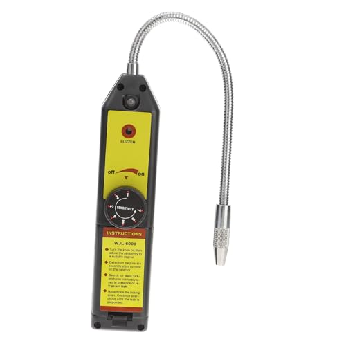 PENIKOKO Refrigerant Lecksuchgerät mit Stufenloser Sensitivitätsanpassung Automatischer Nullstellung und Akustischem Alarm Halogenleckdetektor für HVAC Klimaanlagen und Kältemittelprüfung PENIKOKO Refrigerant Lecksuchgerät mit Stufenloser Sensitivitätsanpassung Automatischer Nullstellung und Akustischem Alarm Halogenleckdetektor für HVAC Klimaanlagen und Kältemittelprüfung von PENIKOKO