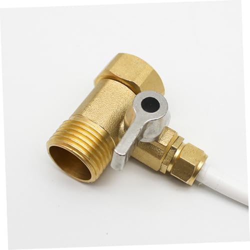 PENIKOKO Reines Kupfer Wege Kugelhahn Absperrventil Einteiliges Design für Wasserfilter Gartenschläuche mit Robuster Verarbeitung und Einfacher Installation von PENIKOKO
