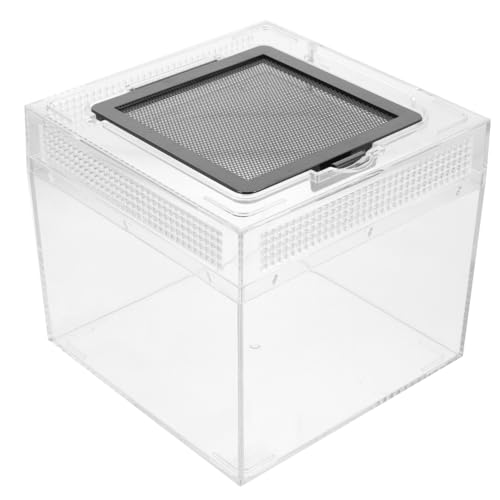 PENIKOKO Reptilien Zuchtbox mit Belüftung Transparente Futterbox für Spinnen Geckos Kleine Reptilien und Haustiere Wetterbeständig Kompakt und Langlebig für Terrarien und Fütterung PENIKOKO Reptilien Zuchtbox mit Belüftung Transparente Futterbox für Spinnen Geckos Kleine Reptilien und Haustiere Wetterbeständig Kompakt und Langlebig für Terrarien und Fütterung von PENIKOKO