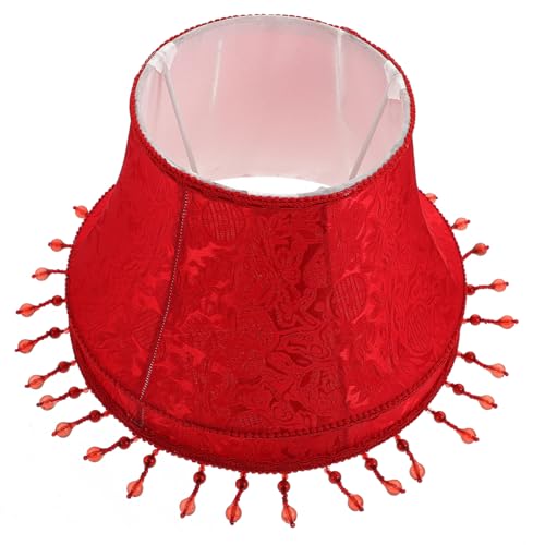 PENIKOKO Retro Lampenschirm aus Stoff mit Perlenverzierung Vintage Lampenschirm für Steh und Tischlampen Europäischer Stil Langlebiger Stoffbezug Weiches Licht Passend für Fassungen PENIKOKO Retro Lampenschirm aus Stoff mit Perlenverzierung Vintage Lampenschirm für Steh und Tischlampen Europäischer Stil Langlebiger Stoffbezug Weiches Licht Passend für Fassungen von PENIKOKO