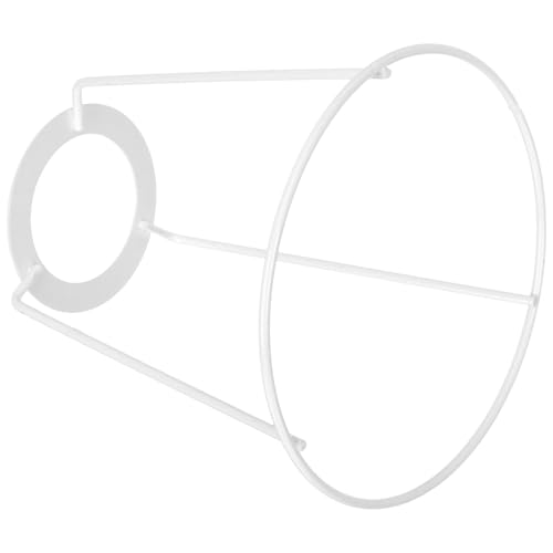 PENIKOKO Retro Vintage Lampenschirmrahmen Trommelform Eisendraht DIY Lampenschirm Ersatzschirm für Tisch Wandleuchten Dekorativer Lampenschirmhalter mit Feiner Handwerkskunst von PENIKOKO