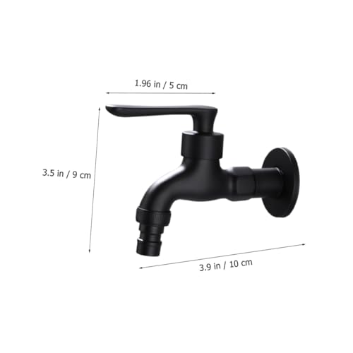PENIKOKO Retro Waschmaschinen Wasserhahn aus Massivem Kupfer Wandmontage Einzelkaltwasser Schnellöffnung Vielseitig für Küchen Badezimmer und Mop Pool Anwendungen Geeignet von PENIKOKO