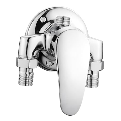 PENIKOKO Robuster Duscharmatur aus Langlebiger Legierung Wandmontage Bad Wasserhahn mit Handbrause Installieren für Kaltes und Warmes Wasser Ersatz Wannenarmatur Umsteller PENIKOKO Robuster Duscharmatur aus Langlebiger Legierung Wandmontage Bad Wasserhahn mit Handbrause Installieren für Kaltes und Warmes Wasser Ersatz Wannenarmatur Umsteller von PENIKOKO