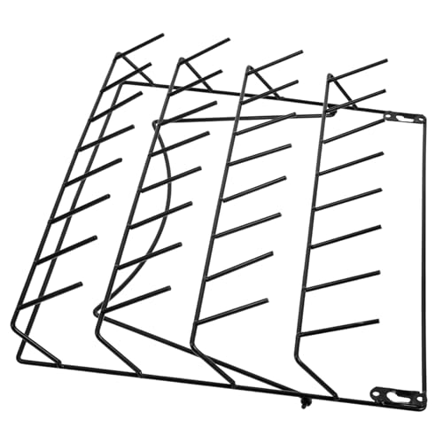 PENIKOKO Robustes Wandregal aus Eisen Minimalistisches Trockengestell und Hängekorb Einfache Montage Vielseitig für Laborglaswaren Marktstände und Wandaufbewahrung Langlebiger Organizer PENIKOKO Robustes Wandregal aus Eisen Minimalistisches Trockengestell und Hängekorb Einfache Montage Vielseitig für Laborglaswaren Marktstände und Wandaufbewahrung Langlebiger Organizer von PENIKOKO