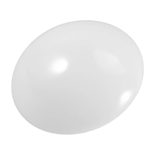 PENIKOKO Rund Lampenschirm Ersatz für Deckenlampe mit Robustem Material und Einfachem Schnappverschluss Weiße Lichtabdeckung für Schlafzimmer Wohnzimmer Flur von PENIKOKO