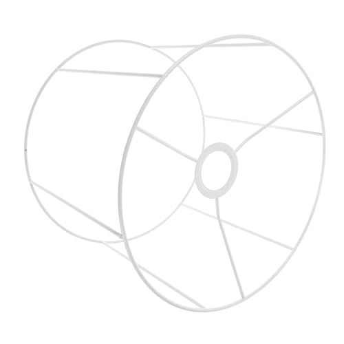 PENIKOKO Runder Lampenständer Lampenschirm DIY Halterung Lampenhalter Tischlampenschirm Rahmen Lampenfassung Metalldraht Lampenschirm Lampenschirmhalterung von PENIKOKO