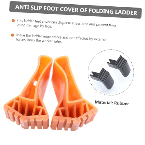 PENIKOKO Rutschfeste Leiterfußschoner aus Langlebigem Hitzebeständig und Elastisch Schützt Böden vor Kratzern Sorgt für Sichere Stabilität bei Leitern im Innen Außenbereich von PENIKOKO