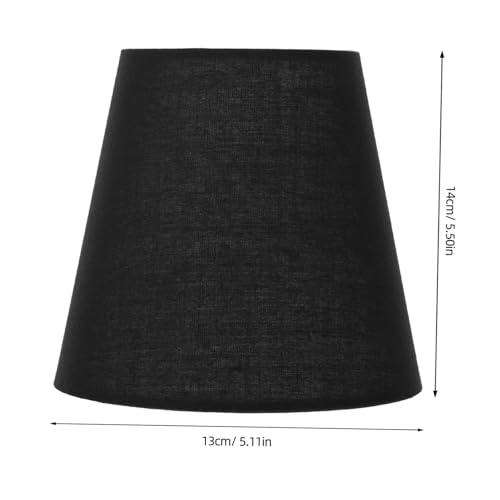 PENIKOKO Schwarze Lampenabdeckung Lampenschirm Ersatz Passend für Tisch Steh und Wandlampen Modisches Design Schützt vor Grellem Licht Vielseitig für Wohnzimmer Schlafzimmer Kinderzimmer von PENIKOKO
