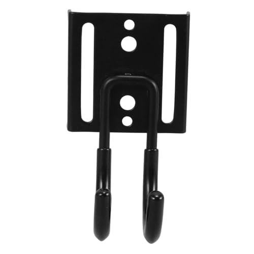 PENIKOKO Schwere Wandhaken aus Metall Robuster Wandhalter für Garage und Garten Vielseitige Aufbewahrungshaken für Fahrräder Leitern Werkzeuge Langlebig und Stabil Schwarz von PENIKOKO