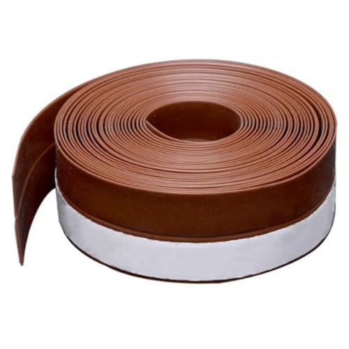 PENIKOKO Selbstklebendes Türdichtungsband Braun Soundproof Strip für Fenster und Türen Schallschutz Zugluftstopper Langlebiges Dichtungsband für Haushalt von PENIKOKO