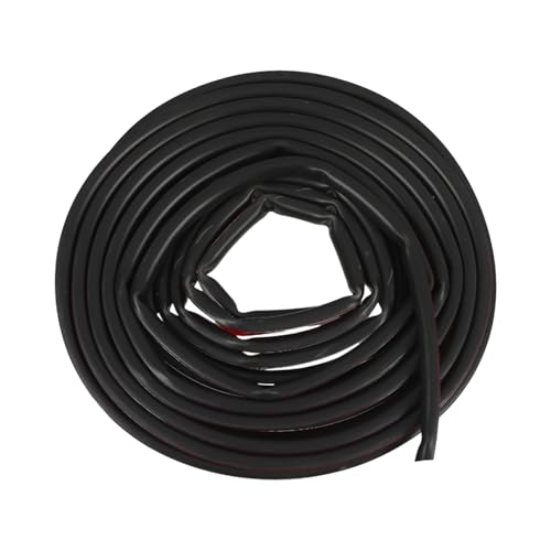 PENIKOKO Silikon Dichtungsband Selbstklebend Winddicht Türbodendichtung Geräuschisolierend für Fenster und Glastüren Wetterfest und Stoßschutz Schwarz von PENIKOKO