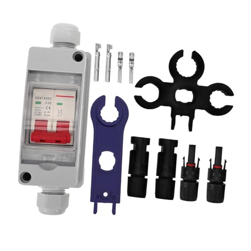 PENIKOKO Solar Junction Box für Außenbereich Wetterfeste Robuste Kunststoff Verteilerdose mit Schutz Langlebige Elektrische Abzweigdose Einfache Montage Kratzfest und Wartungsarm von PENIKOKO