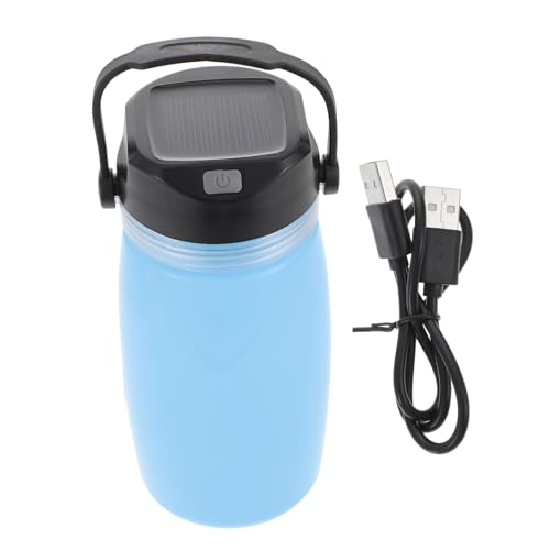 PENIKOKO Solarbetriebener USB Wasserkocher Leuchtbecher mit Solarladefunktion Tragbar Leicht für Camping Wandern und Outdoor Reisen Inklusive Nachtlichtfunktion PENIKOKO Solarbetriebener USB Wasserkocher Leuchtbecher mit Solarladefunktion Tragbar Leicht für Camping Wandern und Outdoor Reisen Inklusive Nachtlichtfunktion von PENIKOKO
