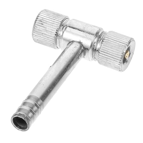 PENIKOKO T Mini Reifenfüller mit Doppelkopf Luftanschluss für Autoreifen Robuster Luftdruckadapter aus Werkzeug für Reifenreparaturen Unterwegs von PENIKOKO