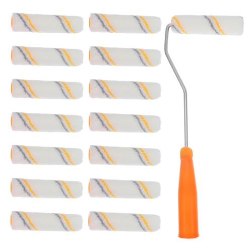PENIKOKO Teiliges Mini Farbroller Langlebige Lackrollen mit Griff Professionelle Wandroller Bürste aus Feinem Gelb Grauem Wollmaterial für Türen Fenster Möbel und Kleine Zufällige Farbe PENIKOKO Teiliges Mini Farbroller Langlebige Lackrollen mit Griff Professionelle Wandroller Bürste aus Feinem Gelb Grauem Wollmaterial für Türen Fenster Möbel und Kleine Zufällige Farbe von PENIKOKO