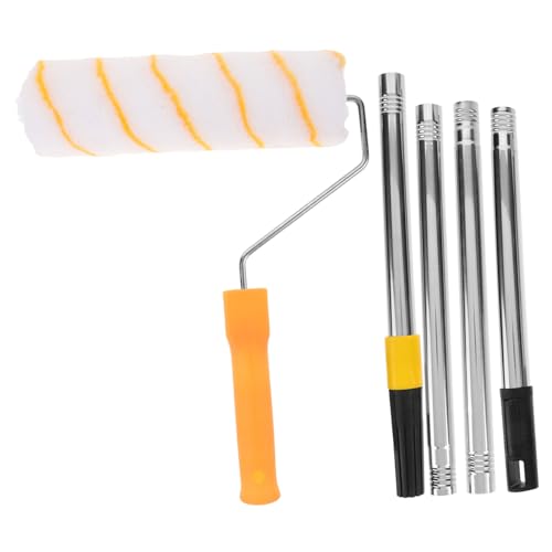 PENIKOKO Teleskopstange Farbroller mit Farbwalze Ergonomischer Griff Vielseitig für Wandfarben und Lacke Präzise Eckenmalerei Langlebiges Malerzubehör für Haus und Wand von PENIKOKO