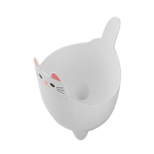 PENIKOKO Tischmülleimer Katze Cartoon Form Kompakte Schreibtisch Aufbewahrung Kleine Abfalleimer Für Büro Kinderzimmer Desktop Organizer von PENIKOKO