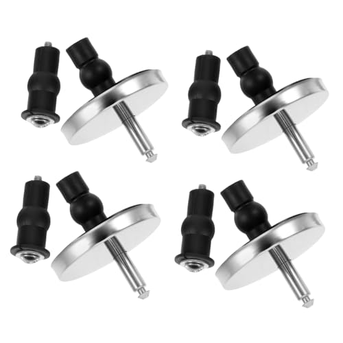 PENIKOKO Toilettensitz Schrauben Teilig Gummi Expansionsbolzen Verstellbare Befestigung Für Geräuscharme Montage Passend Für Wc Sitz Reparatur Stabil Sicher von PENIKOKO