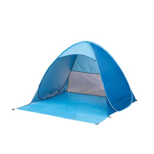 PENIKOKO Tragbares Automatisches Instant Zelt Faltbares Sonnenschutz Zelt für Strand Camping UV Schutz und Abbau Robuste Konstruktion Blau von PENIKOKO