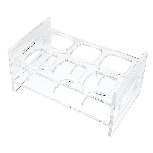 PENIKOKO Transparenter Shotglashalter mit Reihen und Fächern Robuster Bar Drinkware Organizer für Whisky und Weingläser Ausstellungs und Serviertablett für Partys und Zuhause PENIKOKO Transparenter Shotglashalter mit Reihen und Fächern Robuster Bar Drinkware Organizer für Whisky und Weingläser Ausstellungs und Serviertablett für Partys und Zuhause von PENIKOKO