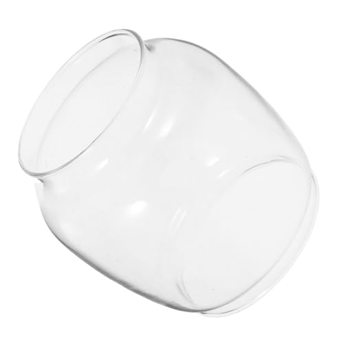PENIKOKO Transparentes Glas Lampenschirm Vintage Öllampe Frosted Lampenabdeckung für Kerosinlampe Tischleuchte Wohnraum Schlafzimmer Dekoration von PENIKOKO