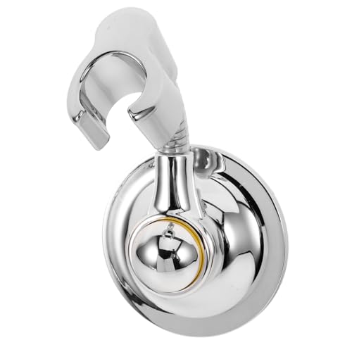 PENIKOKO Verstellbarer Duschkopfhalter ohne Bohren Saugnapf Duschhalterung Klebehalter für Handbrause Einstellbarer Winkel Einfache Montage Passend für Kleine Duschgriffe von PENIKOKO