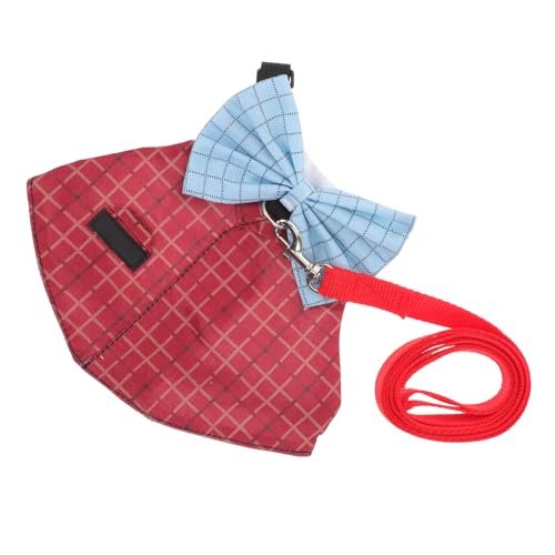 PENIKOKO Verstellbares Kaninchen-Geschirr Set aus Atmungsaktivem Weichem Stoff Verstellbare Leine für Kleine Hasen Komfortables Bunny Outfit für Spaziergänge Partys und Festtage PENIKOKO Verstellbares Kaninchen-Geschirr Set aus Atmungsaktivem Weichem Stoff Verstellbare Leine für Kleine Hasen Komfortables Bunny Outfit für Spaziergänge Partys und Festtage von PENIKOKO