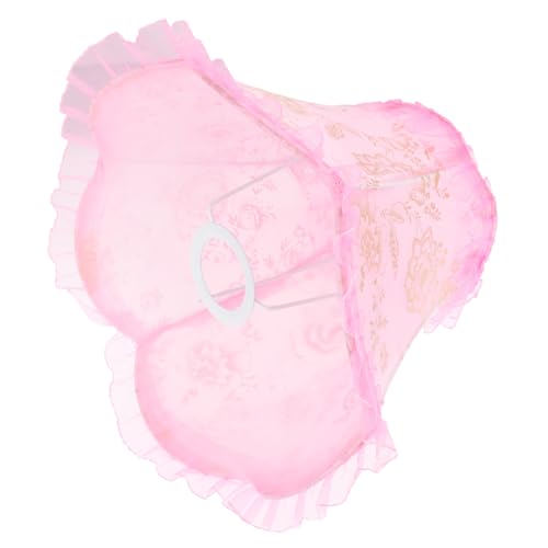 PENIKOKO Vintage Kleiner Lampenschirm aus Spitze Stoff Trommelform Fassung Innenbeleuchtung Geeignet für Tisch Steh Wandleuchten Eleganter Retro stil für Wohnzimmer Schlafzimmer Büro von PENIKOKO