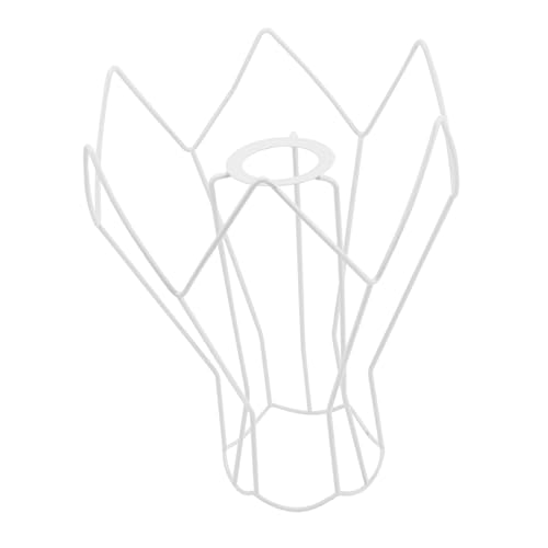 PENIKOKO Vintage Lampenschirm Gestell aus Robustem Eisen DIY Draht Lampenfassung Originelles Lichtschutzgitter für Deckenlampen und Schreibtischleuchten Elegant und Langlebig Vielseitig von PENIKOKO