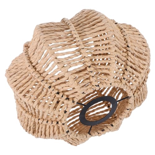 PENIKOKO Vintage Lampenschirm Gewebtem Papierseil Großer Pumpkin Deckenleuchten Abdeckung Rustikaler Pendelleuchten Schirm für Schlafzimmer und Küche Kompatibel Warmes Licht Handgefertigt PENIKOKO Vintage Lampenschirm Gewebtem Papierseil Großer Pumpkin Deckenleuchten Abdeckung Rustikaler Pendelleuchten Schirm für Schlafzimmer und Küche Kompatibel Warmes Licht Handgefertigt von PENIKOKO
