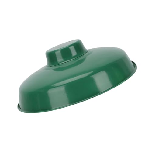 PENIKOKO Vintage Lampenschirm aus Grünem Emaille metall Tiefe Einfacher Montage Schützend für Wand Deckenleuchten Dekorativ für Wohnzimmer Schlafzimmer Küche und Garten von PENIKOKO