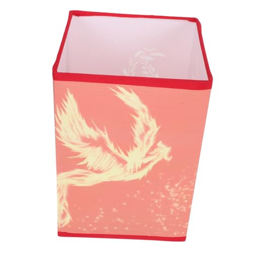 PENIKOKO Vintage Lampenschirm aus Stoff Quadratisch Dekorativer Lampenzubehör Einfacher Lichtschutz für Tisch Wand und Stehlampe Leicht zu Montieren Warmes Diffuslicht Elegantes Design von PENIKOKO