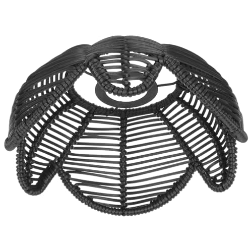 PENIKOKO Vintage Lotus Förmiger Lampenschirm aus Geflochtenem Rattanimitat Rustikaler Lampenschirm für und Tischlampen Dekorative Deckenleuchte für Wohnzimmer Esszimmer Restaurant und Flur PENIKOKO Vintage Lotus Förmiger Lampenschirm aus Geflochtenem Rattanimitat Rustikaler Lampenschirm für und Tischlampen Dekorative Deckenleuchte für Wohnzimmer Esszimmer Restaurant und Flur von PENIKOKO