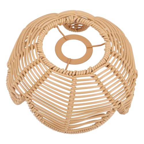PENIKOKO Vintage Lotus Förmiger Lampenschirm für Deckenleuchte Geflochtene Rattan Rustikaler Pendelleuchten Ersatz Dekorative Abdeckung für Wohnzimmer und Schlafzimmer PENIKOKO Vintage Lotus Förmiger Lampenschirm für Deckenleuchte Geflochtene Rattan Rustikaler Pendelleuchten Ersatz Dekorative Abdeckung für Wohnzimmer und Schlafzimmer von PENIKOKO