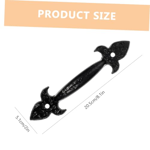 PENIKOKO Vintage Türgriff aus Massivem Eisen Robuster Möbelgriff für Schrank Kommode und Küchenschränke Bogenförmiger Griff für Komfortables Ziehen und Einfaches Öffnen Ersatzgriff für von PENIKOKO