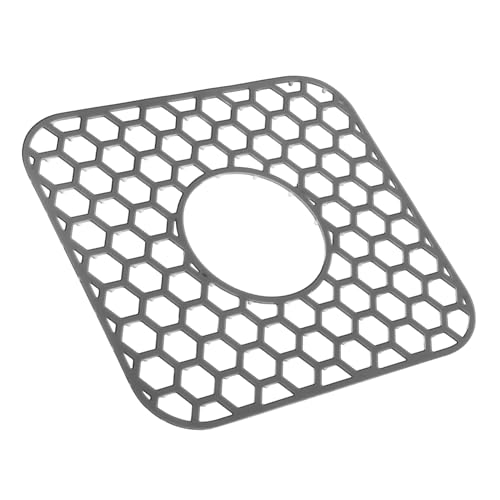 PENIKOKO Waben -silikon -abflusskissen Drain-pad Küchenmatten Küchenspüle Matte Abtropfmatte Für Küchengeschirr Küchentrockenmatte Badezimmer Silikon -abflusskissen Grau Kieselgel von PENIKOKO