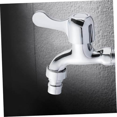 PENIKOKO Waschmaschinen Wasserhahn aus Massivem Kupfer Langlebiger Balkon Wasserhahn mit Universalanschluss Einfache Installation für Zuhause von PENIKOKO