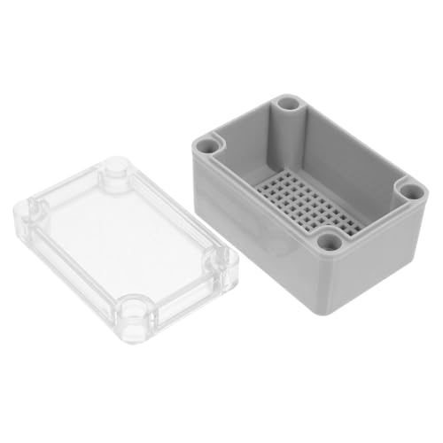 PENIKOKO Wasserdichte Verteilerdose Aufputz mit Transparentem Deckel Abs Kunststoff Gehäuse Staubdicht und Robust für Außenbereich Stromversorgung und Flexible Anschlusslösungen von PENIKOKO