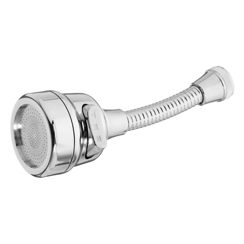 PENIKOKO Wasserhahn Verlängerung Küche Drehbar Stufiger Sprühmodus Universaladapter Abs Edelstahl Küchenarmatur Aufsatz für Spüle Bad von PENIKOKO