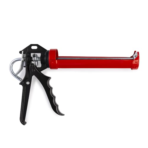 PENNELLIFICIO 2000 | Professionelle Silikonpistole, Aluminiumgriff mit Kunststoffhalterung, Kartuschen für Dichtmittel 280 ml oder 310 ml von PENNELLIFICIO