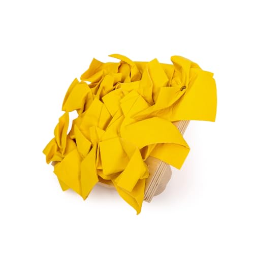 PENNELLIFICIO 2000 Puffer aus mehrschichtigem Meeresholz mit aufgetragenem synthetischem Leder, geeignet für dekorative Effekte, Größe 15 x 15 cm, beste Qualität - Made in Italy von PENNELLIFICIO