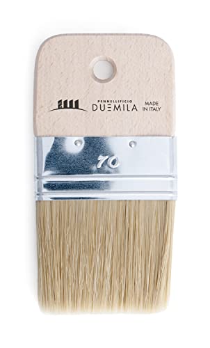 PENNELLIFICIO 2000 | Spalter Pinsel für dekorative Effekte, Flacher Pinsel, Holzmaserungseffekt, Breite 7 cm - Made in Italy von PENNELLIFICIO 2000
